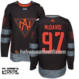 Pohjois-Amerikka Pelipaita Connor McDavid 97 Jääkiekon maailmancupin 2016 Lasten Musta Premier Paita